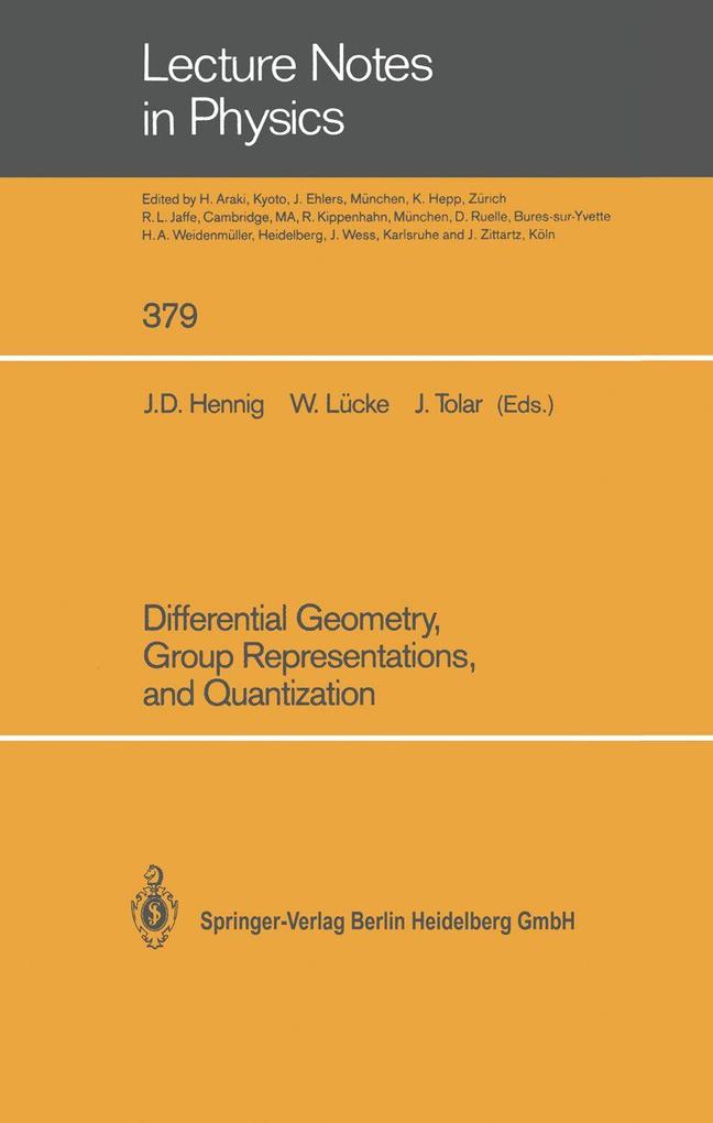 Differential Geometry Group Representations and Quantization