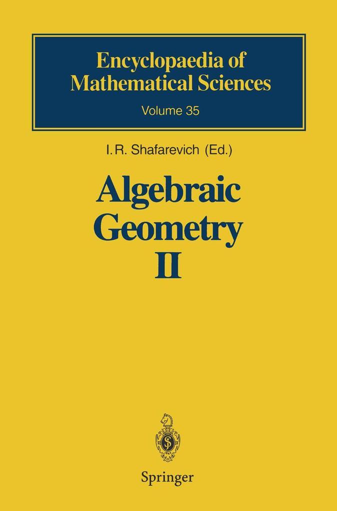Algebraic Geometry II