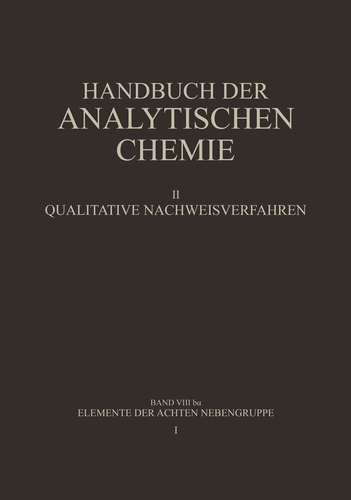 Elemente der Achten Nebengruppe