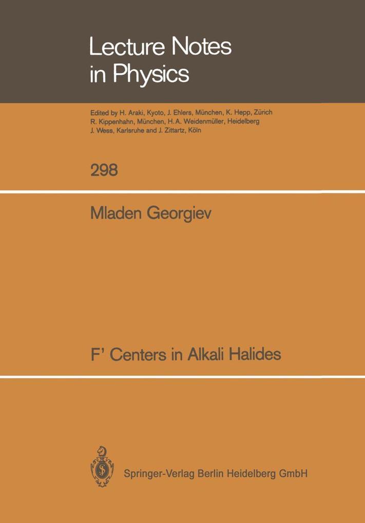 F' Centers in Alkali Halides