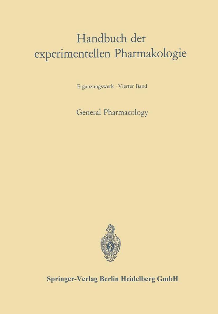 General Pharmacology