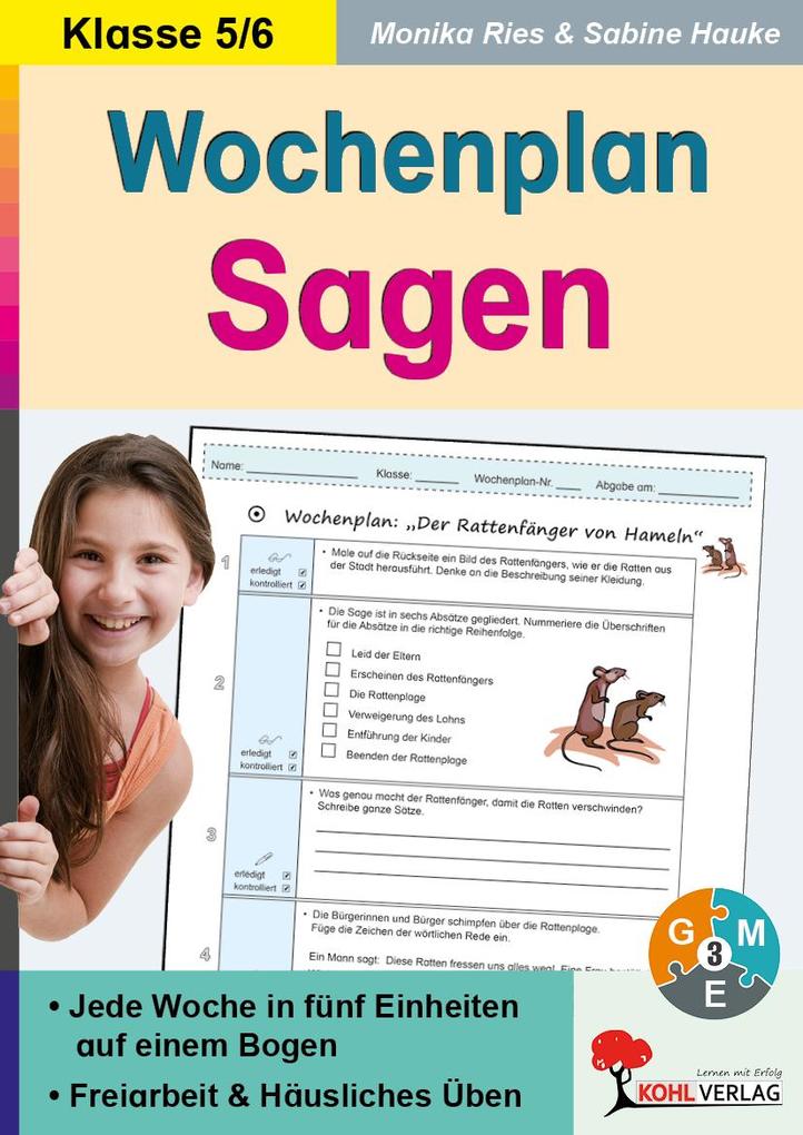 Wochenplan Sagen 5/6