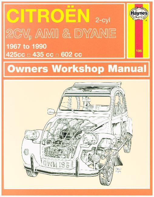 Citroen 2CV Ami & Dyane (67 - 90) Haynes Repair Manual