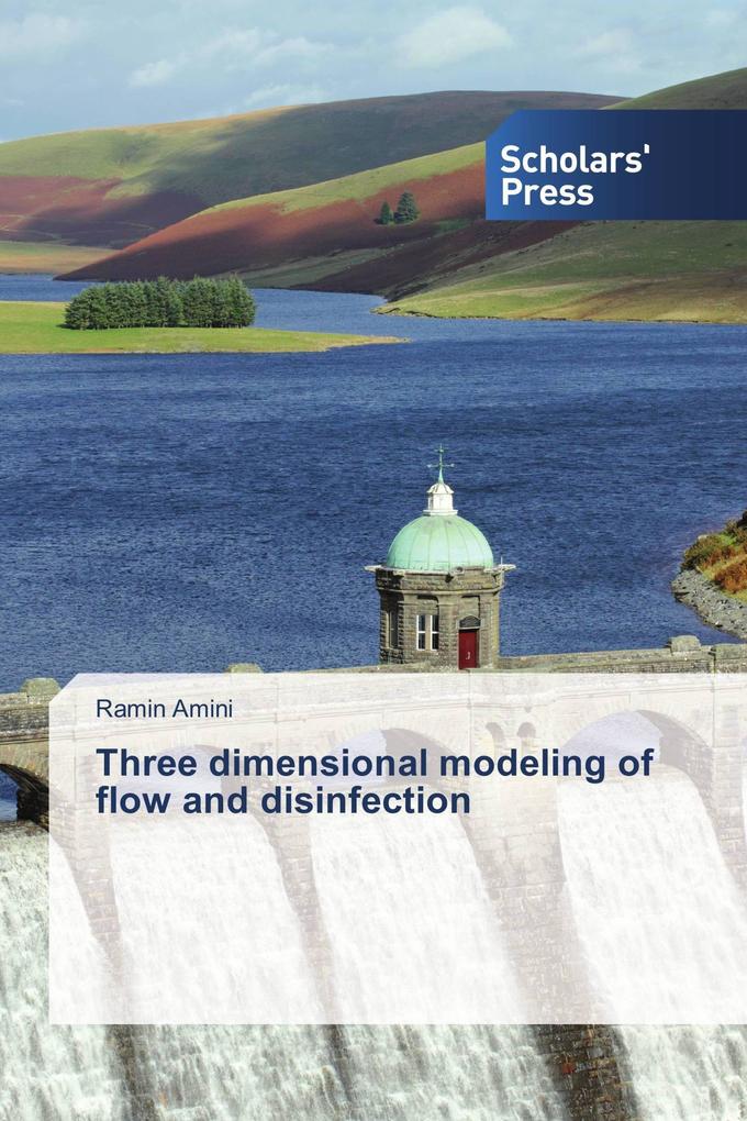 Three dimensional modeling of flow and disinfection