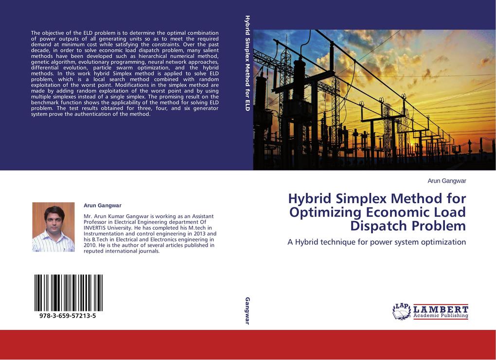 Hybrid Simplex Method for Optimizing Economic Load Dispatch Problem