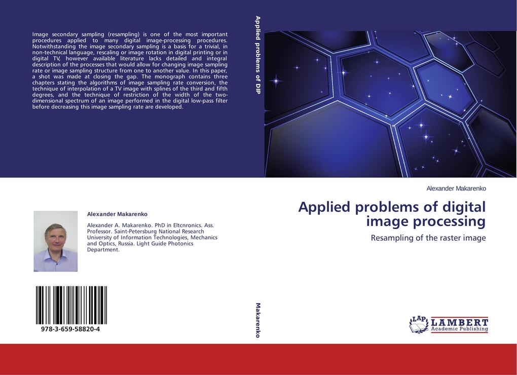 Applied problems of digital image processing