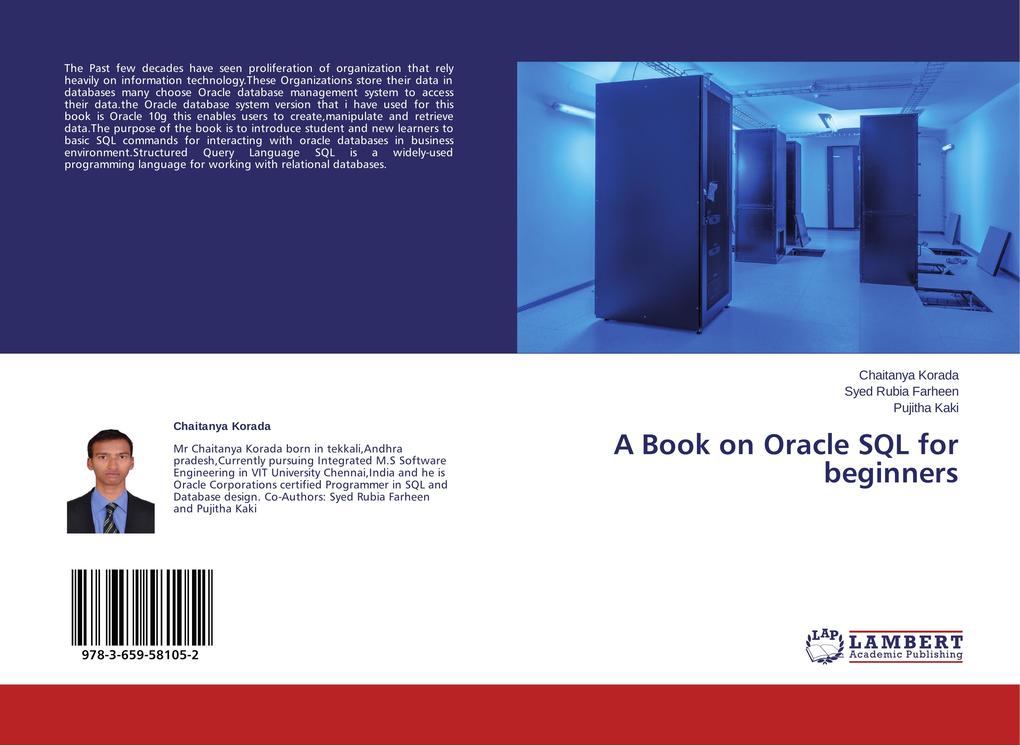 A Book on Oracle SQL for beginners - Chaitanya Korada/ Syed Rubia Farheen/ Pujitha Kaki