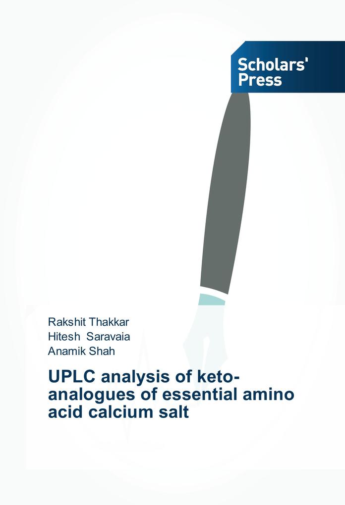UPLC analysis of keto-analogues of essential amino acid calcium salt