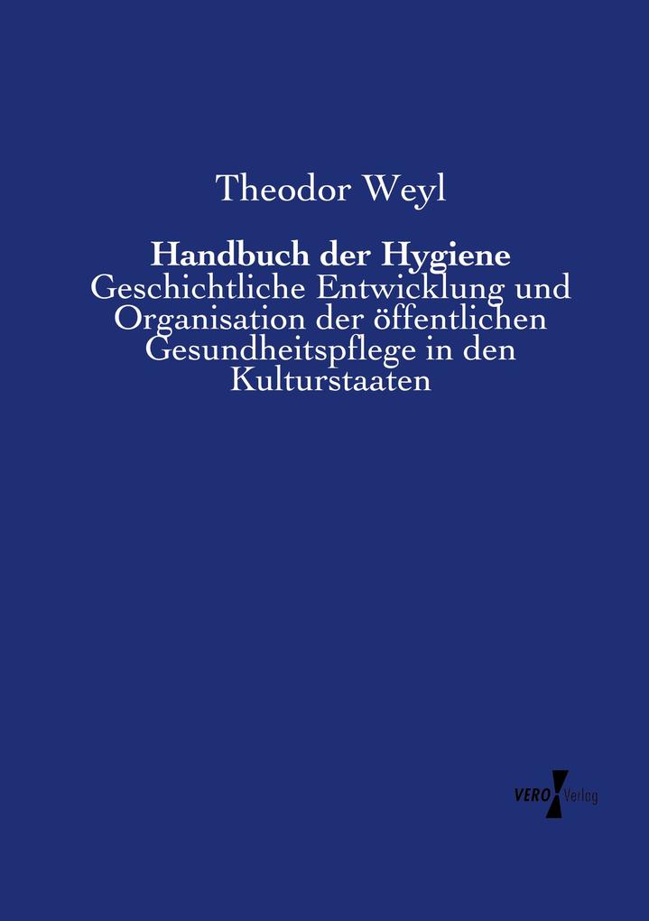 Handbuch der Hygiene