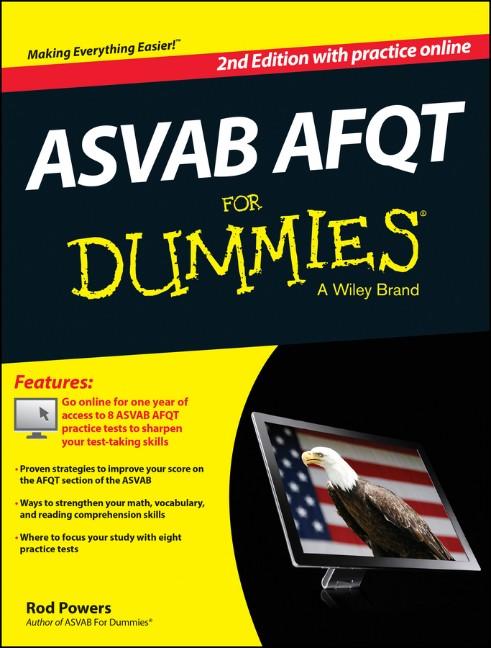 ASVAB AFQT For Dummies with Online Practice Tests