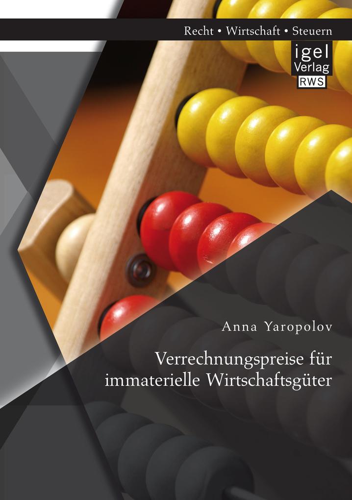 Verrechnungspreise für immaterielle Wirtschaftsgüter