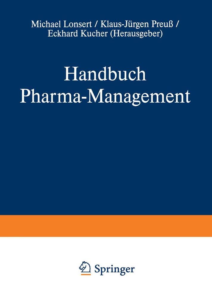 Handbuch Pharma-Management