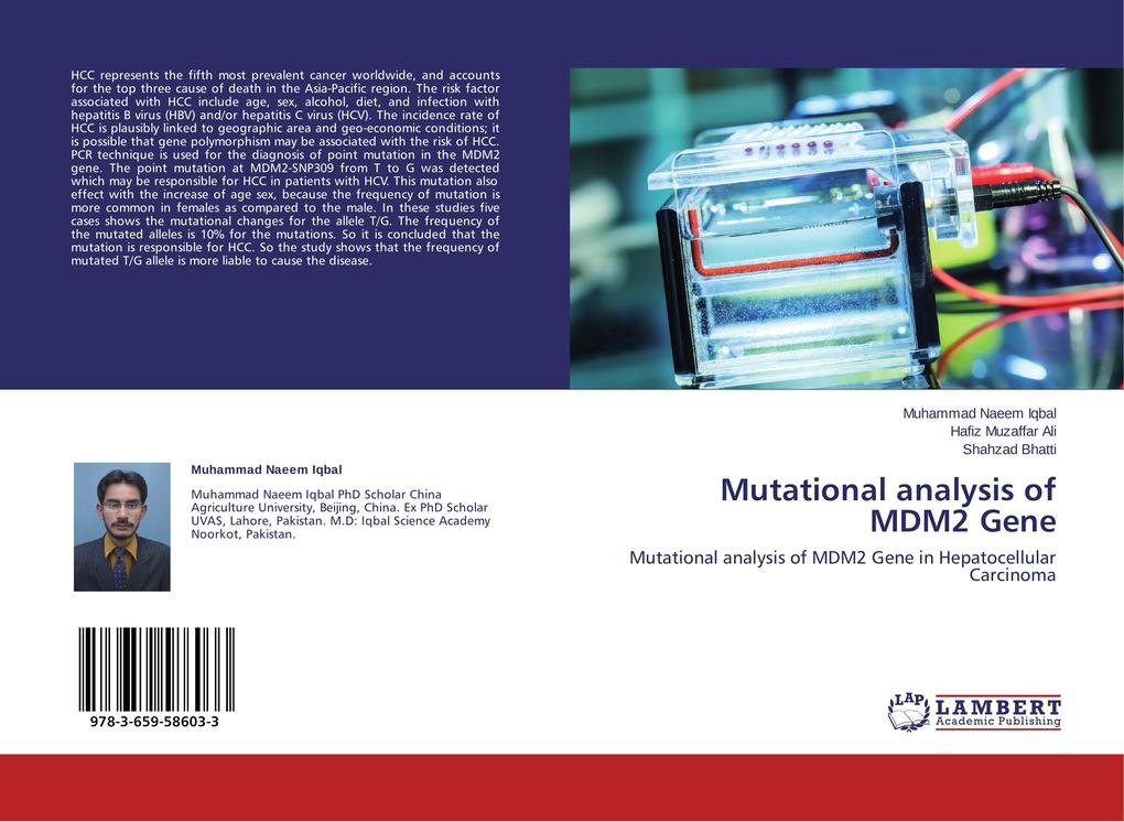Mutational analysis of MDM2 Gene - Muhammad Naeem Iqbal/ Hafiz Muzaffar Ali/ Shahzad Bhatti