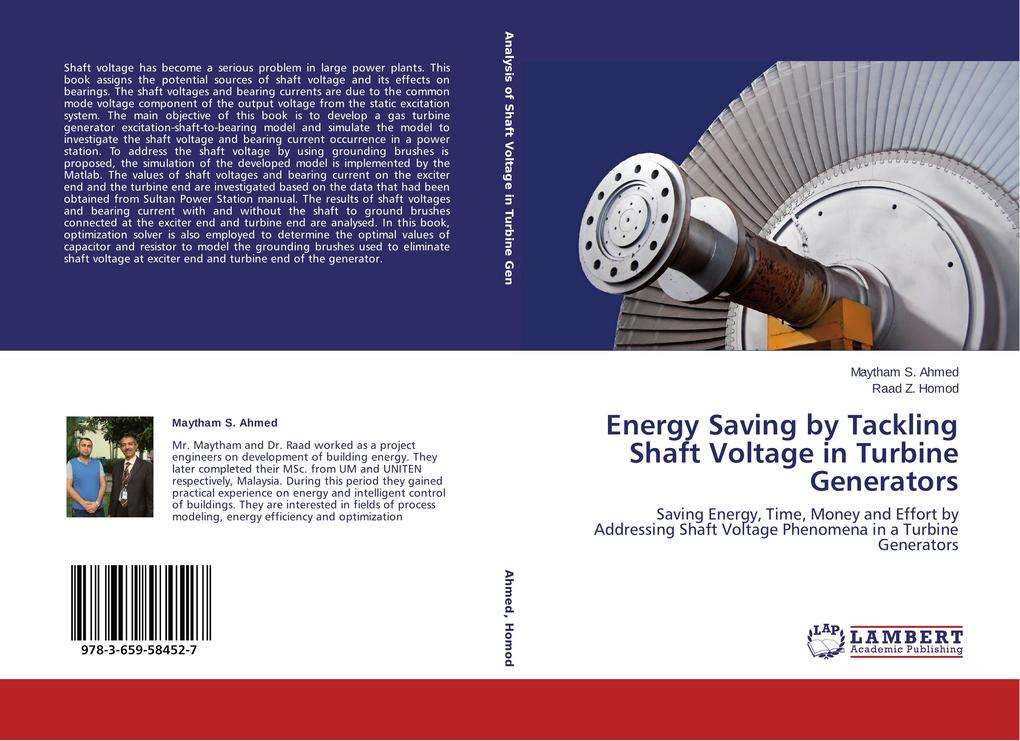 Energy Saving by Tackling Shaft Voltage in Turbine Generators