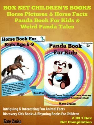 Box Set Children‘s Books: Horse Pictuers & Horse Facts - Panda Book For Kids & Weird Panda Tales: 2 In 1 Box Set Animal Discovery Books For Kids