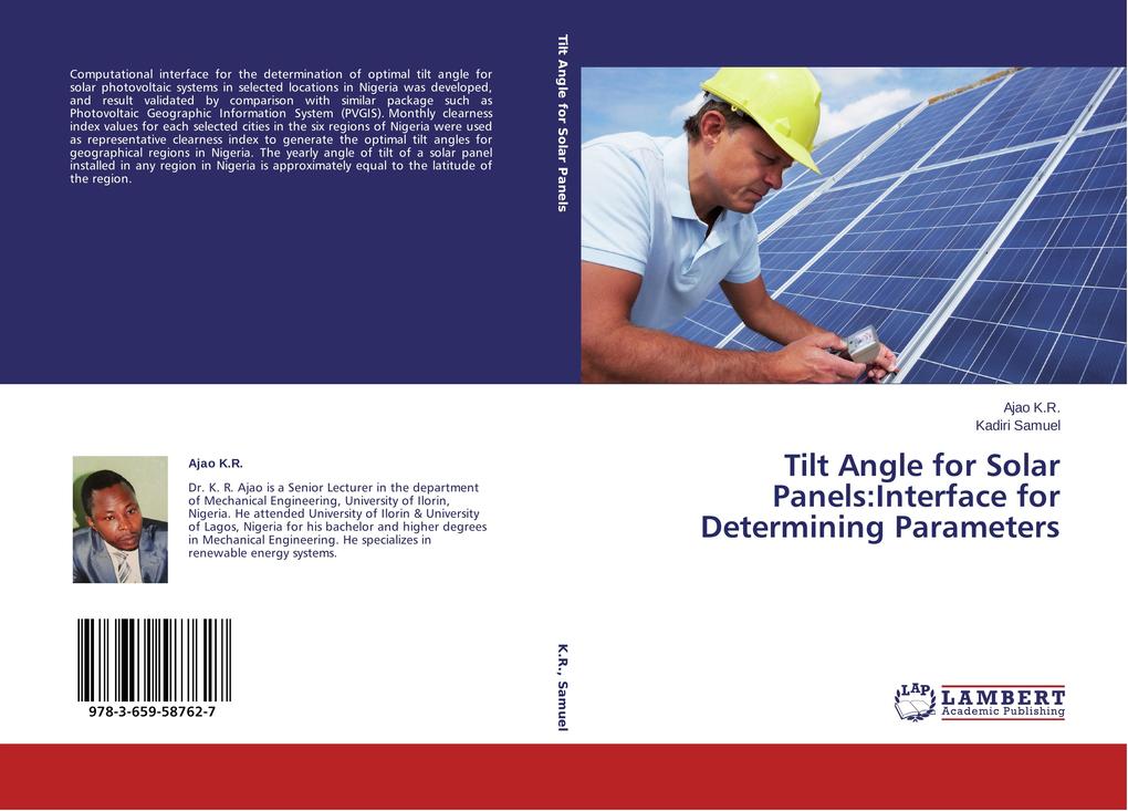 Tilt Angle for Solar Panels:Interface for Determining Parameters