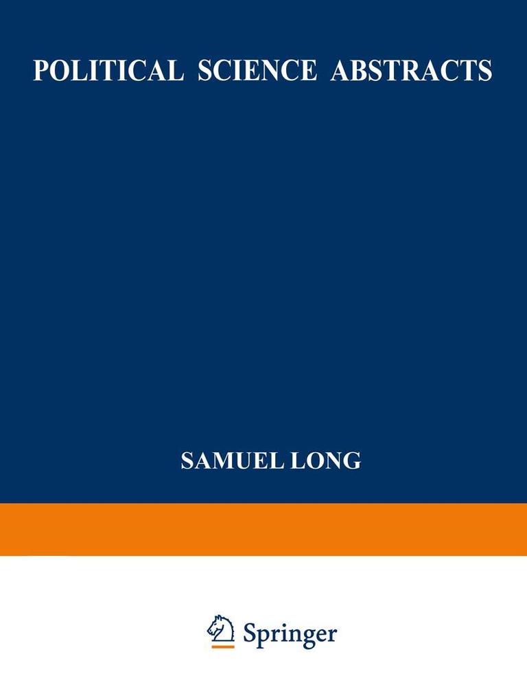 Political Science Abstracts