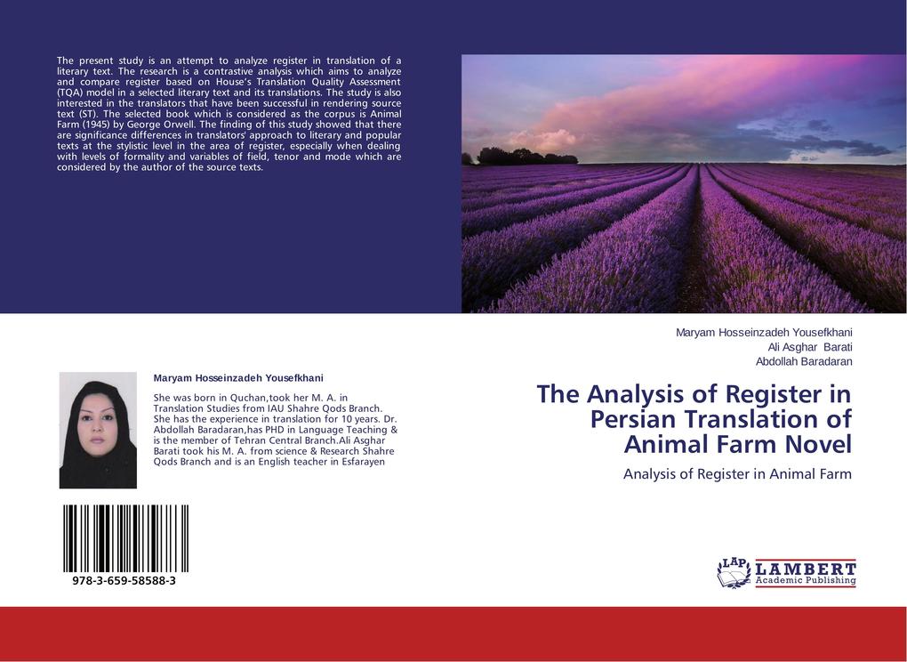 The Analysis of Register in Persian Translation of Animal Farm Novel