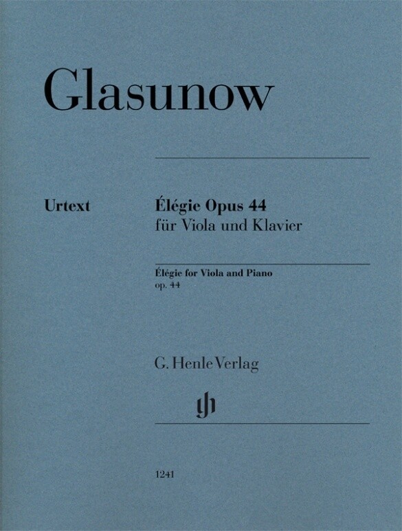 Élégie op 44 für Viola und Klavier