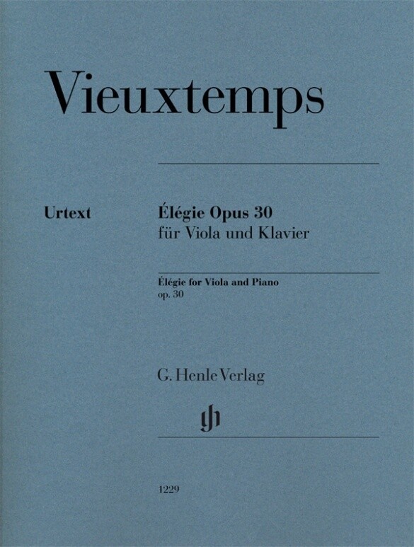 Élégie op. 30 für Viola und Klavier