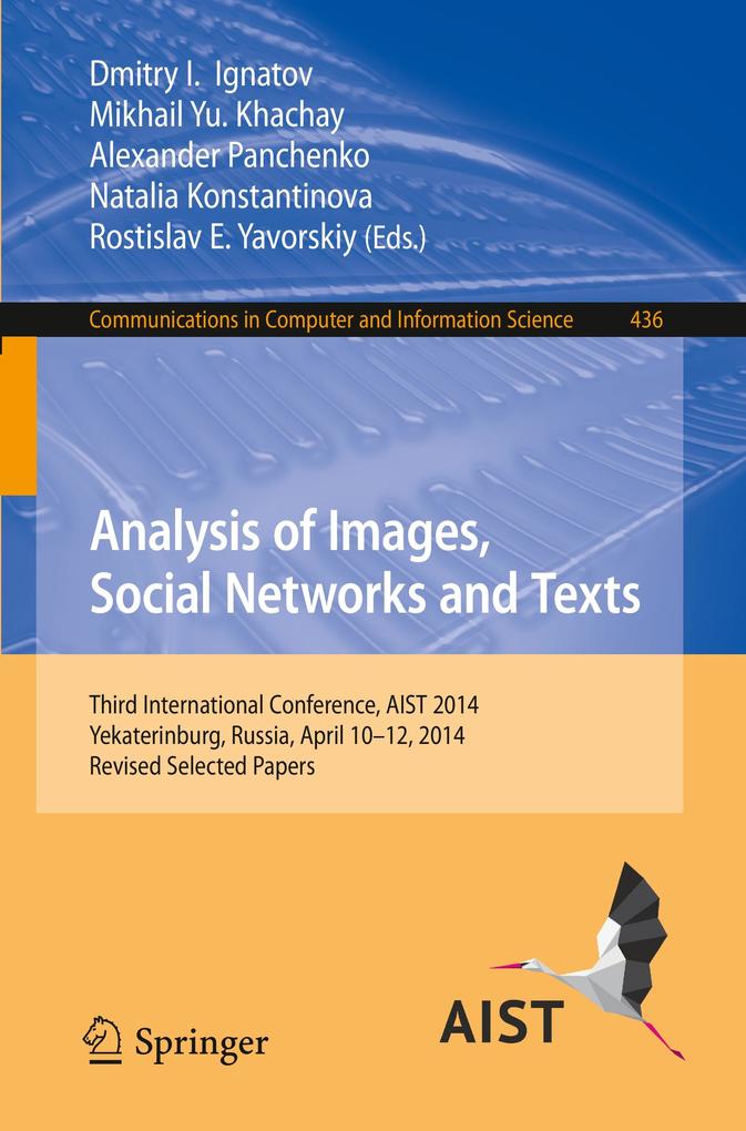 Analysis of Images Social Networks and Texts