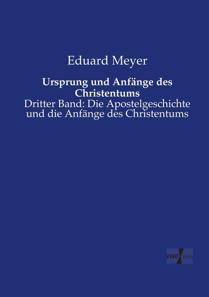 Ursprung und Anfänge des Christentums