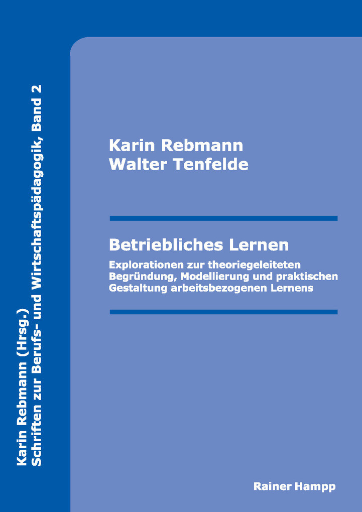 Betriebliches Lernen - Karin Rebmann Walter Tenfelde