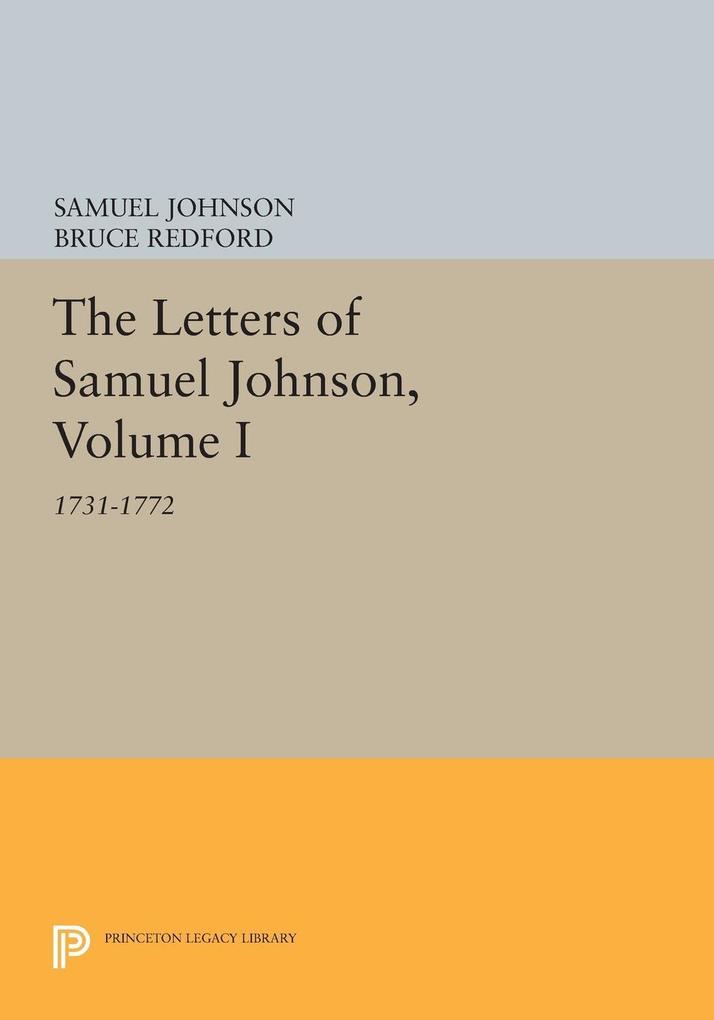 The Letters of Samuel Johnson Volume I
