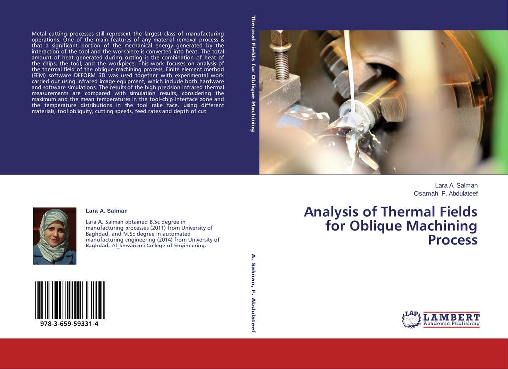 Analysis of Thermal Fields for Oblique Machining Process