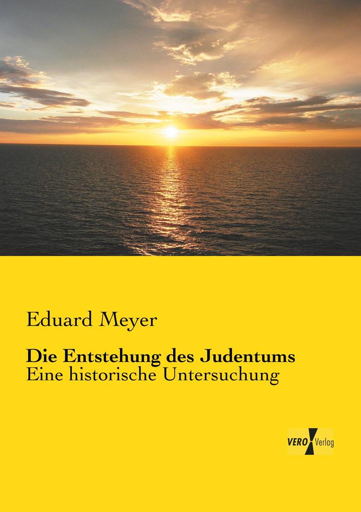 Die Entstehung des Judentums