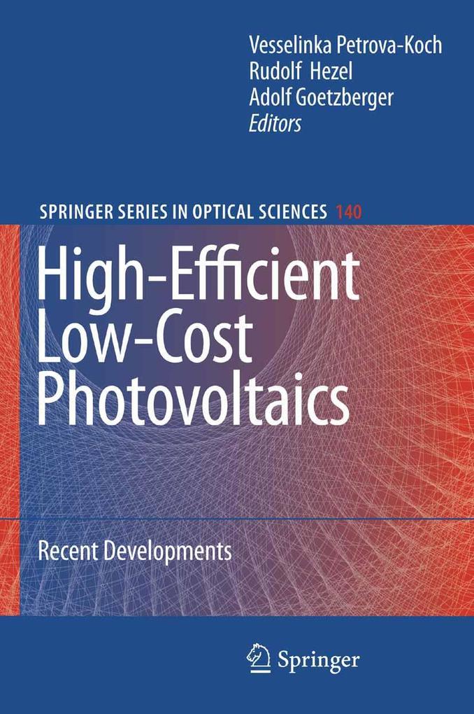 High-Efficient Low-Cost Photovoltaics