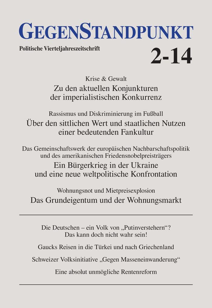 GegenStandpunkt 2-14