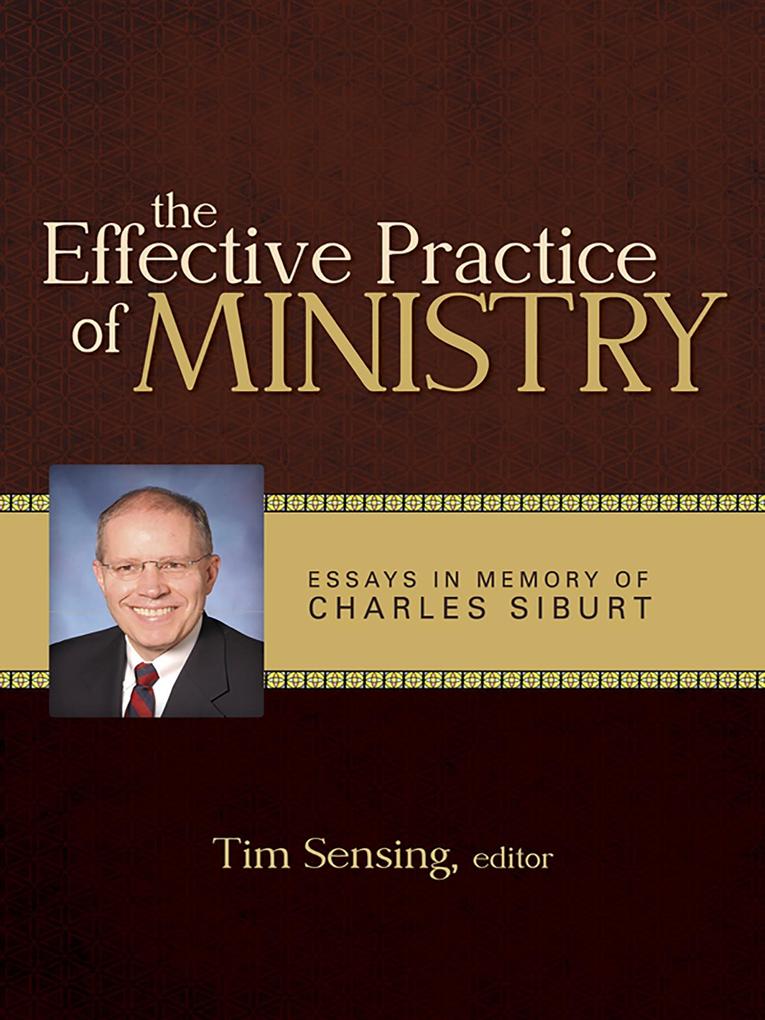 Effective Practice of Ministry