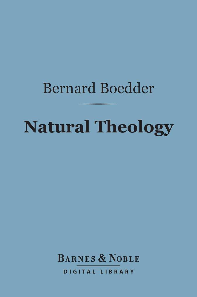 Natural Theology (Barnes & Noble Digital Library)