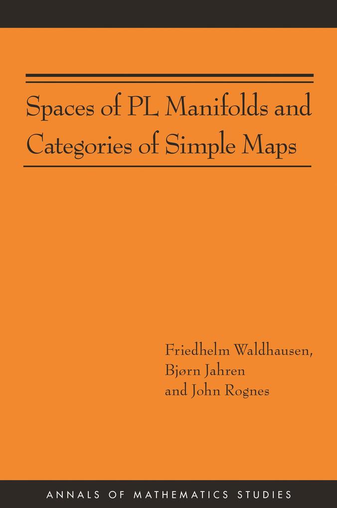 Spaces of PL Manifolds and Categories of Simple Maps