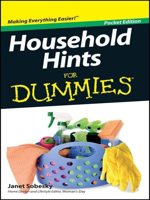 Household Hints For Dummies Pocket Edition