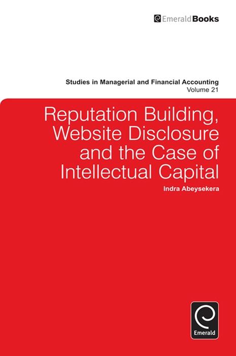 Reputation Building Website Disclosure & The Case of Intellectual Capital
