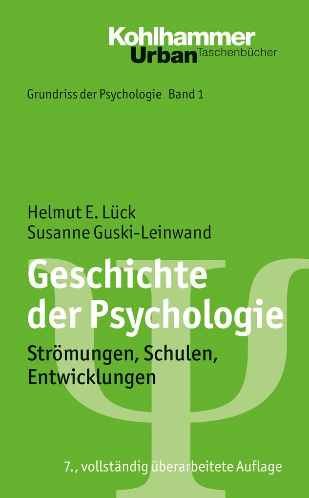 Kohlhammer W. Geschichte Der Psychologie