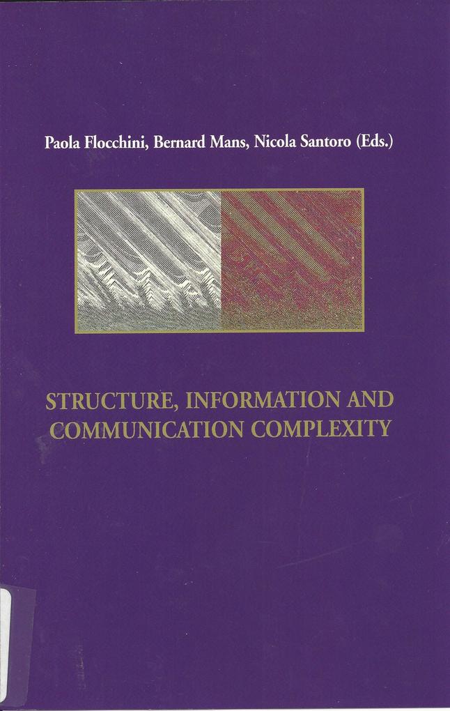 Structure Information and Communication Complexity IIS 1