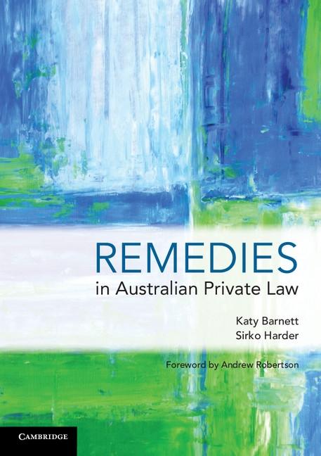 Remedies in Australian Private Law