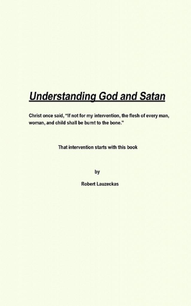 Understanding God and Satan