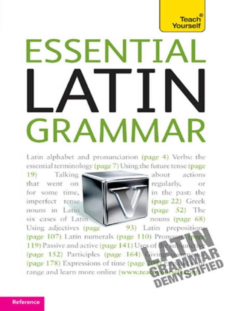Essential Latin Grammar: Teach Yourself