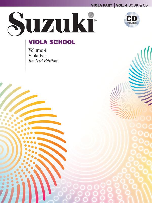 Suzuki Viola School Vol 4: Viola Part Book & CD