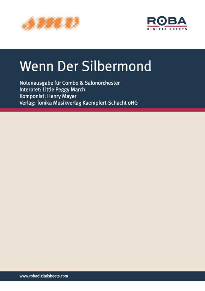 Wenn Der Silbermond - Claus Ritter/ Henry Mayer/ Little Peggy March