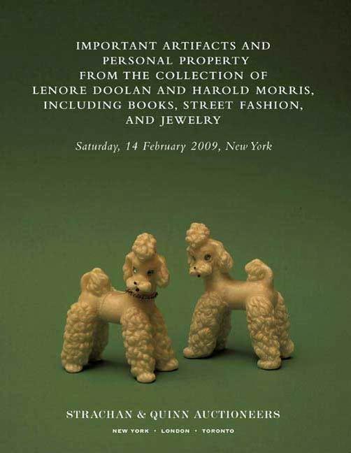 Important Artifacts and Personal Property from the Collection of Lenore Doolan and Harold Morris Including Books Street Fashion and Jewelry