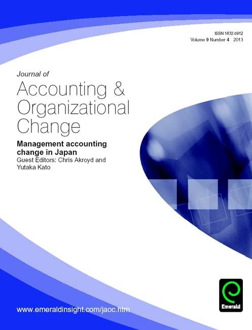 Management Accounting Change in Japan