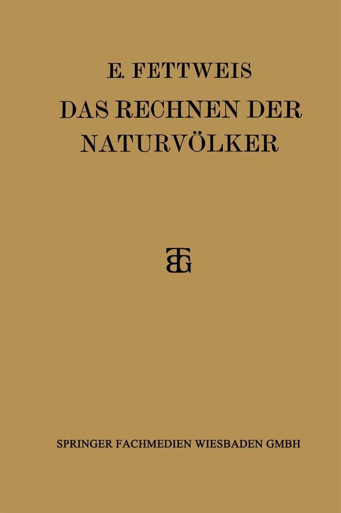 Das Rechnen der Naturvölker