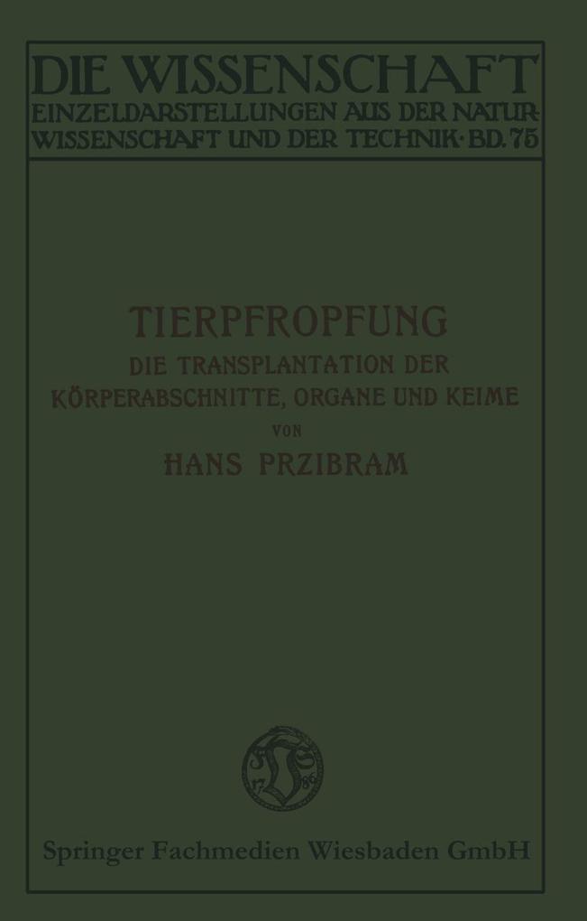 Tierpfropfung