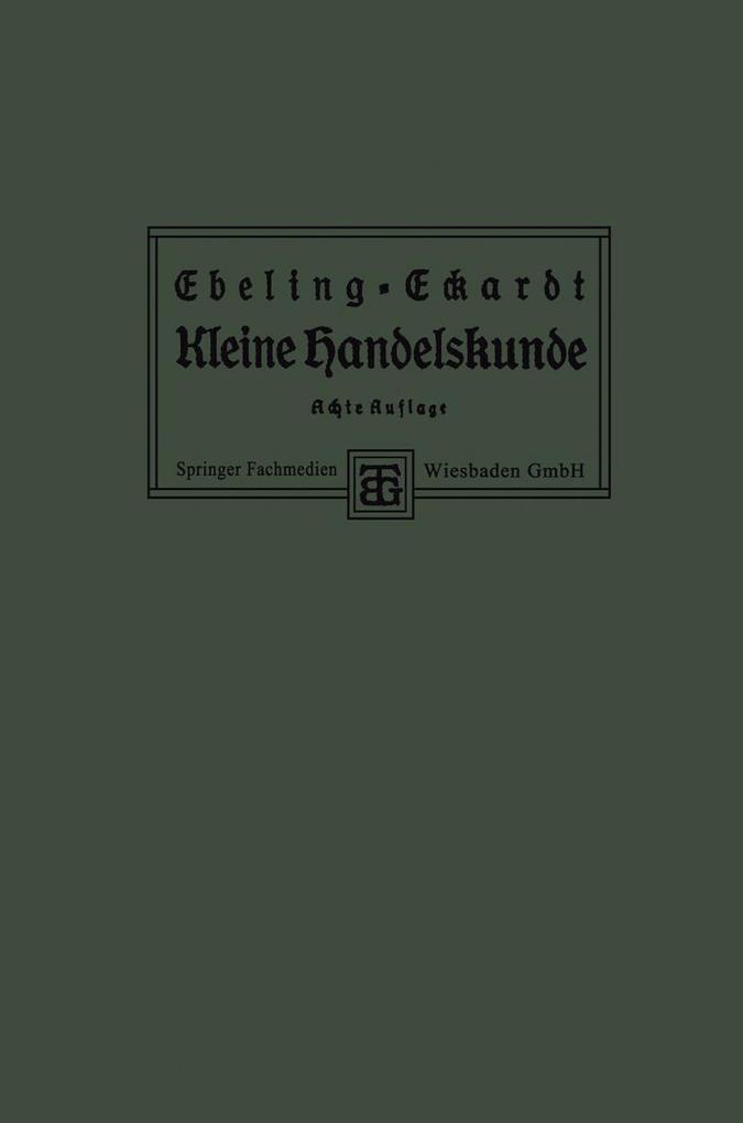 Kleine Handelskunde