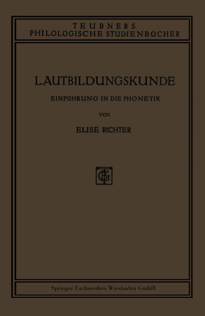 Lautbildungskunde